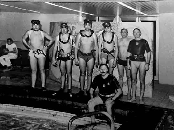 Brevet 1 étoile à la SAS-AVIA, piscine de St Josse - 1969