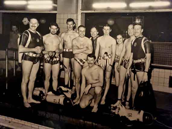 Brevet 2 étoiles à la SAS-AVIA, piscine de St Josse - 1969