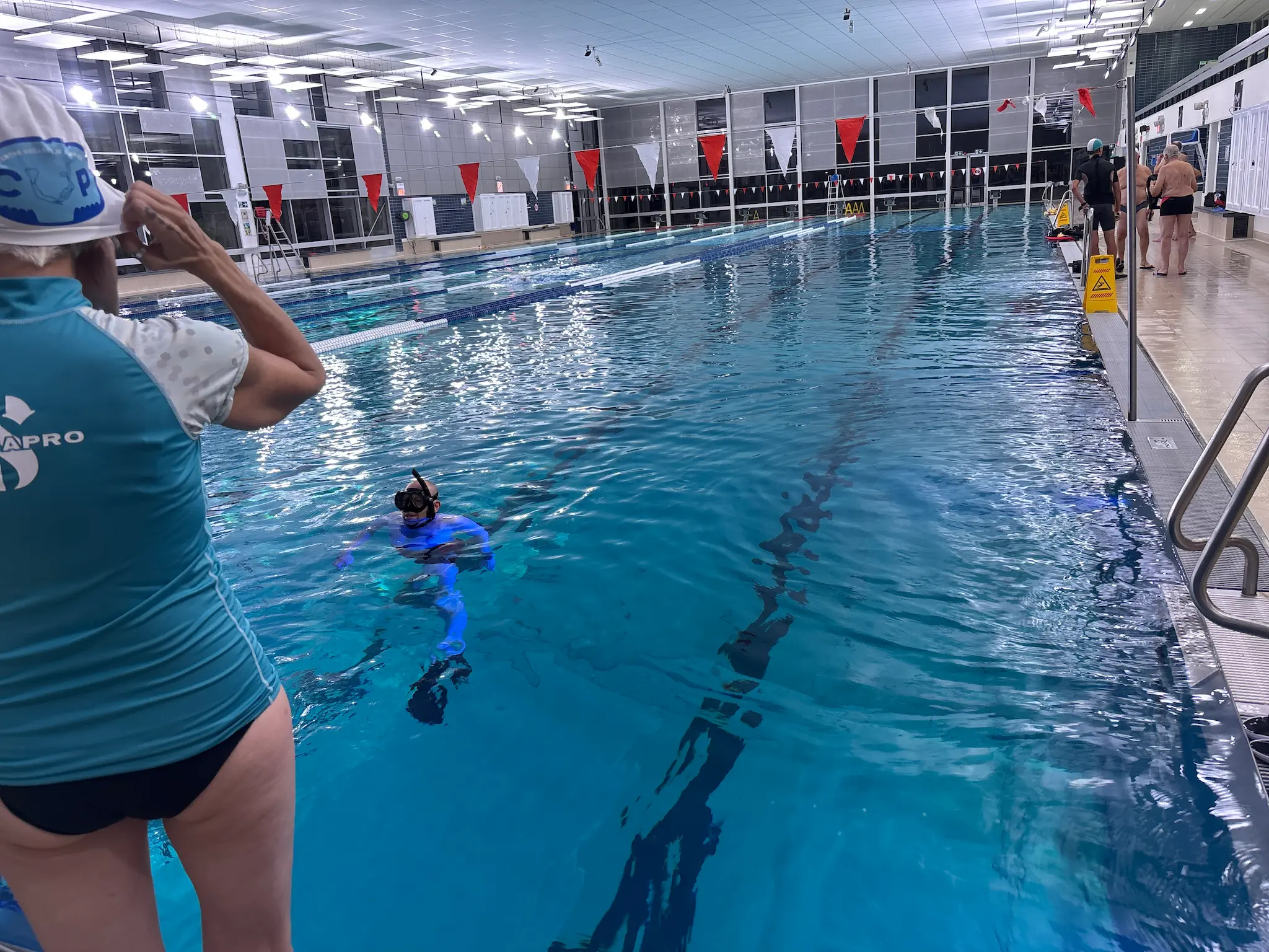 Entrainement piscine
