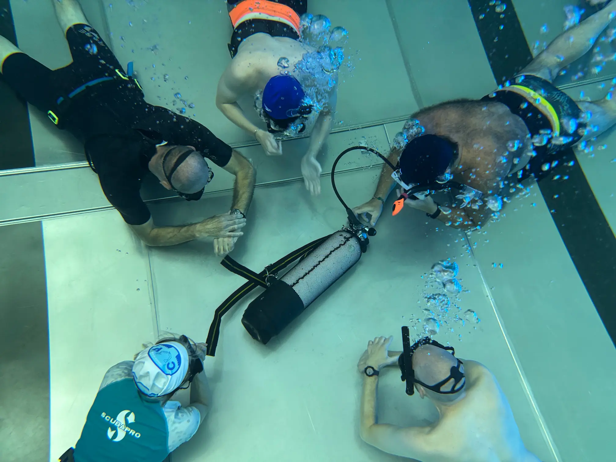 Entrainement piscine