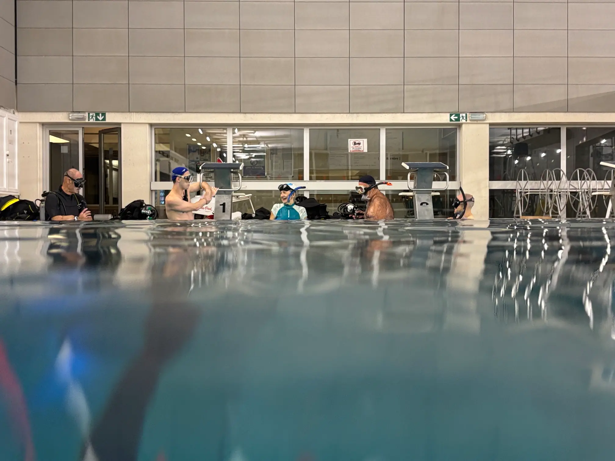 Entrainement piscine