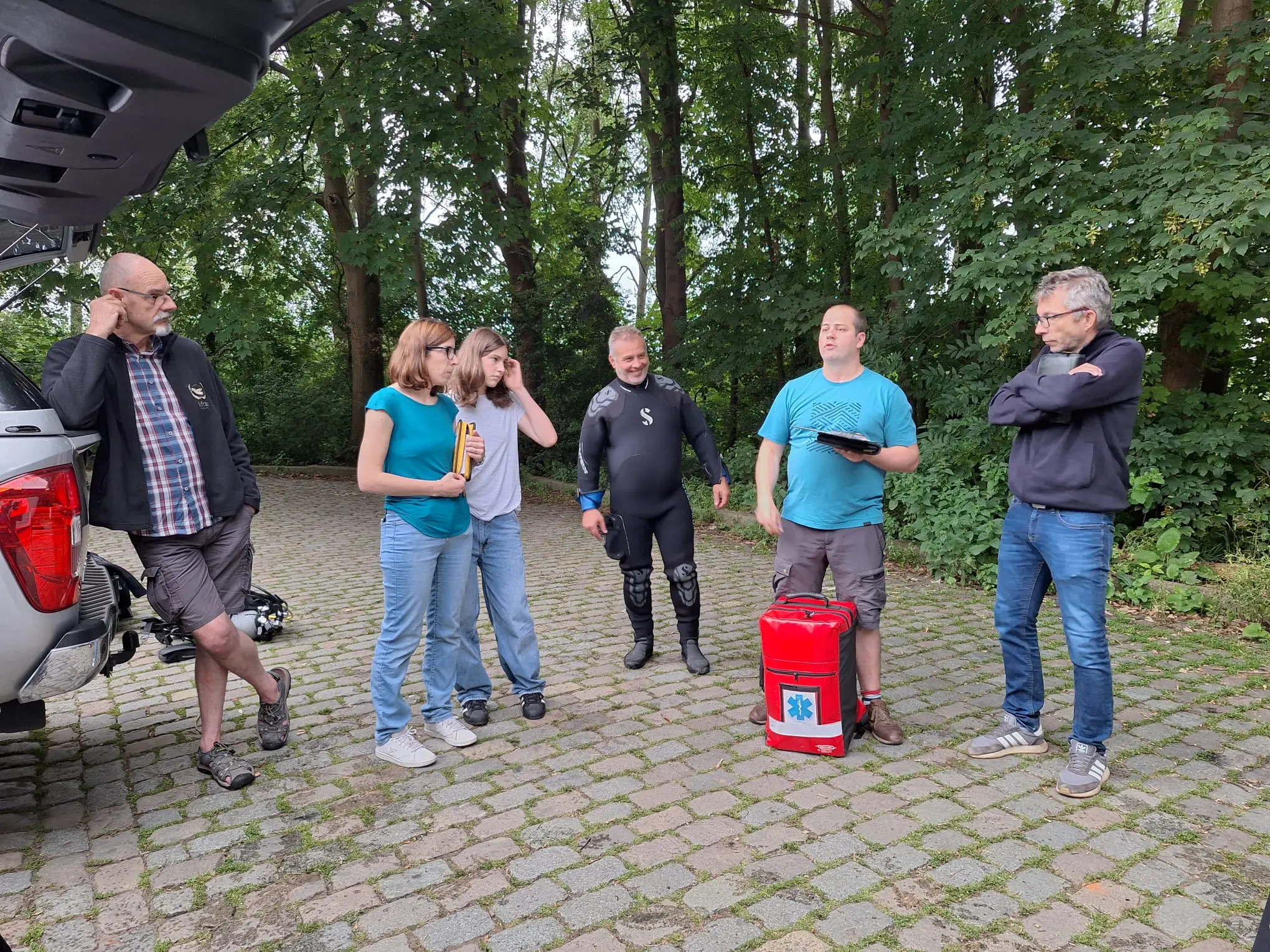 Briefing de sortie par Lo&iuml;c - Ekeren