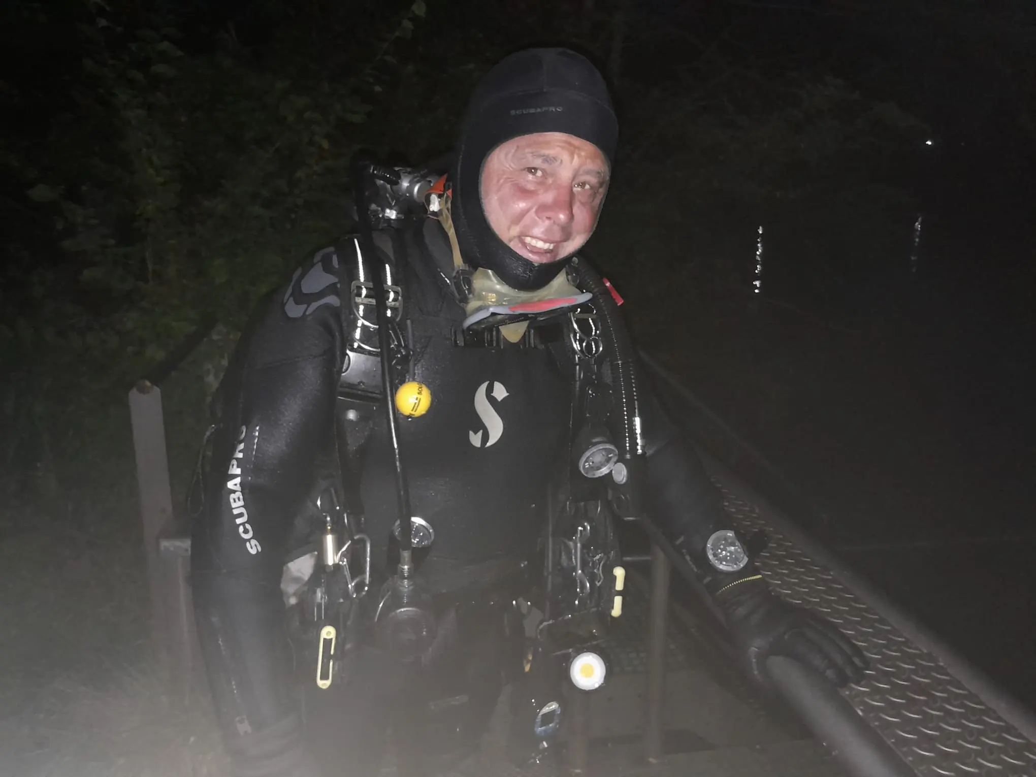 Plong&eacute;e de nuit pour Rocco &agrave; Ekeren